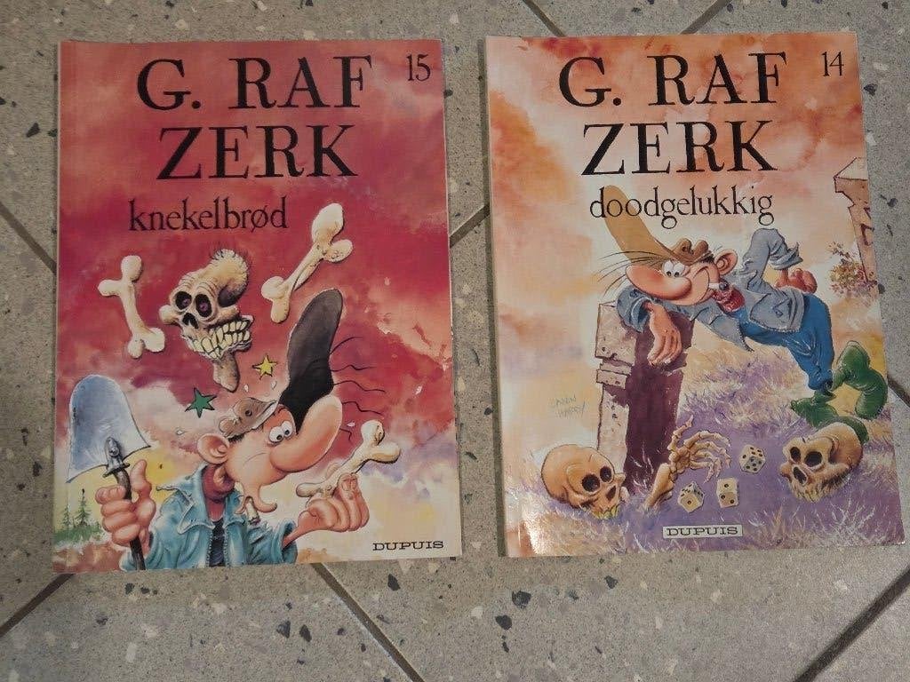 G. Raf Zerk - 5, 6, 14 en 15, Cauvin & Hardy, Meerdere stripboeken, Ophalen, Gelezen