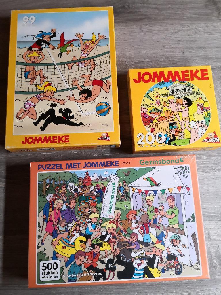 Diverse Jommeke puzzels uit te kiezen, Ophalen