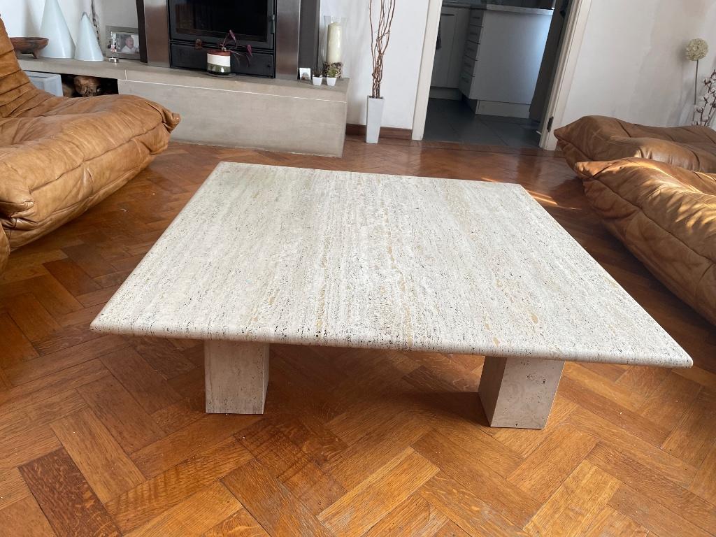 Table salon Travertin, 100 à 150 cm, Moins de 50 cm, 100 à 150 cm, Autres matériaux