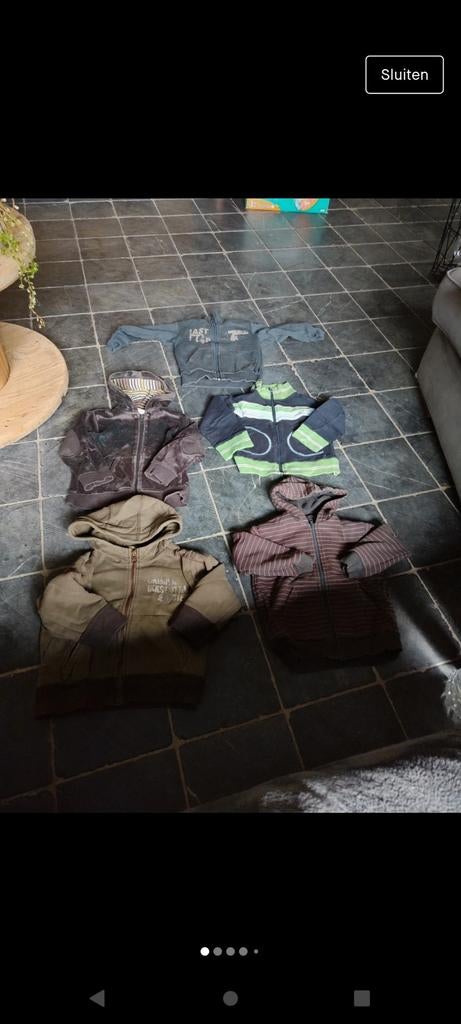 Bundel pakket trui sweater hoodie kap 2 jaar 5 st 14 euro, Ophalen of Verzenden, Gebruikt