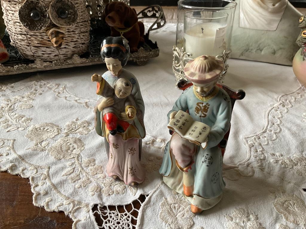 Beelden Chinees koppel, Ophalen of Verzenden