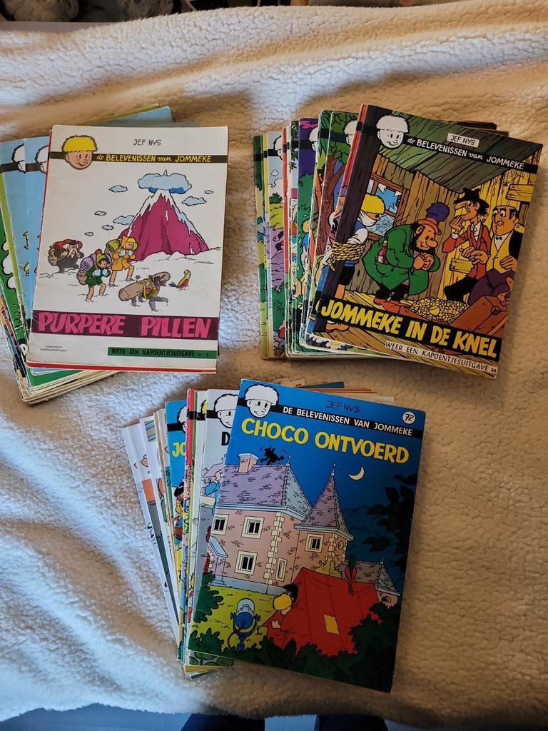 Vintage jommeke strips te koop. Lijst nummers., Enlèvement, Utilisé