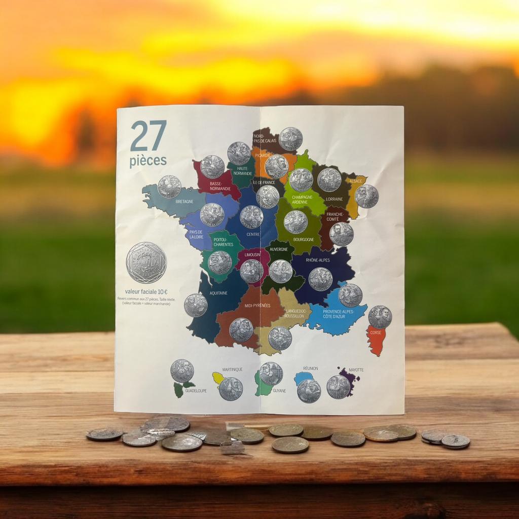 81 stuks van de „onze regio's van Frankrijk” van 10€, Ophalen