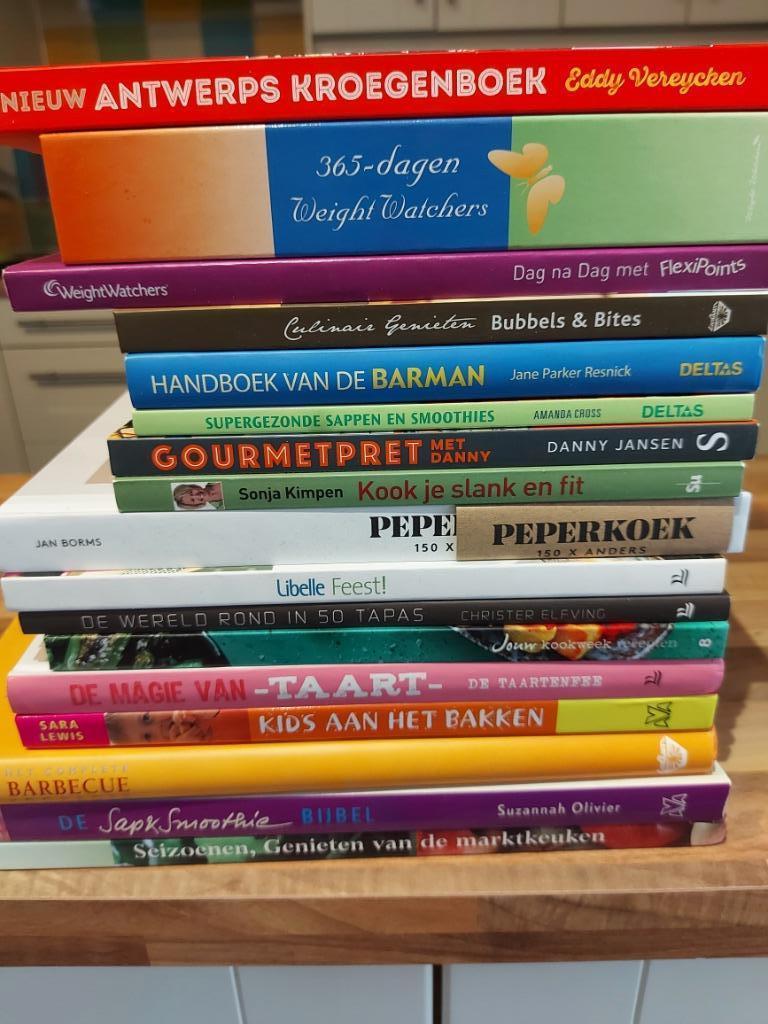 Kookboeken allerlei, Zo goed als nieuw, Europa, Gezond koken, Tapas, Hapjes en Dim Sum