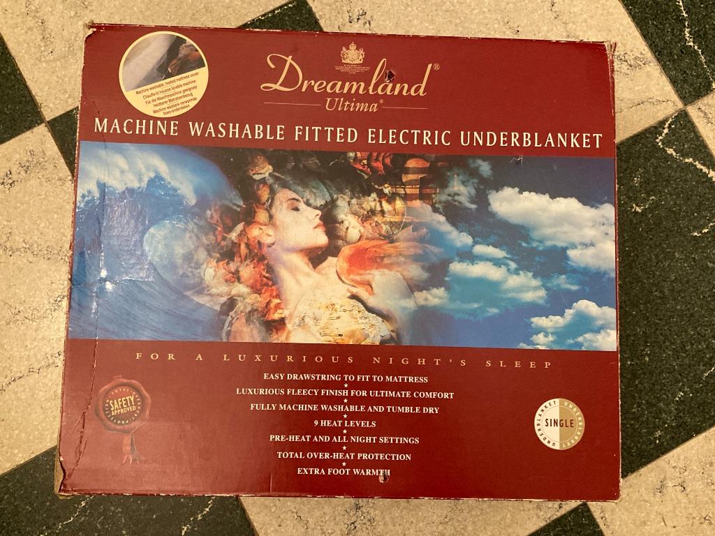 Elektrisch onderdeken 1 persoon - Dreamland, Ophalen of Verzenden, Gebruikt, Eenpersoons, Overige typen