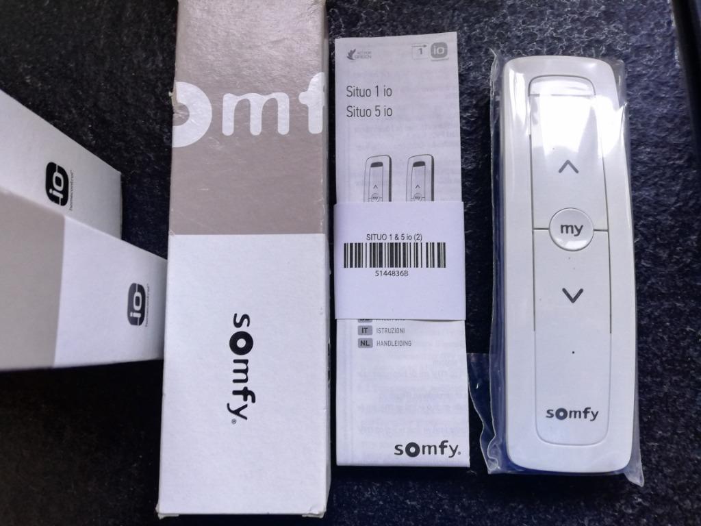 somfy situo 1 afstandsbediening, Ophalen, Nieuw