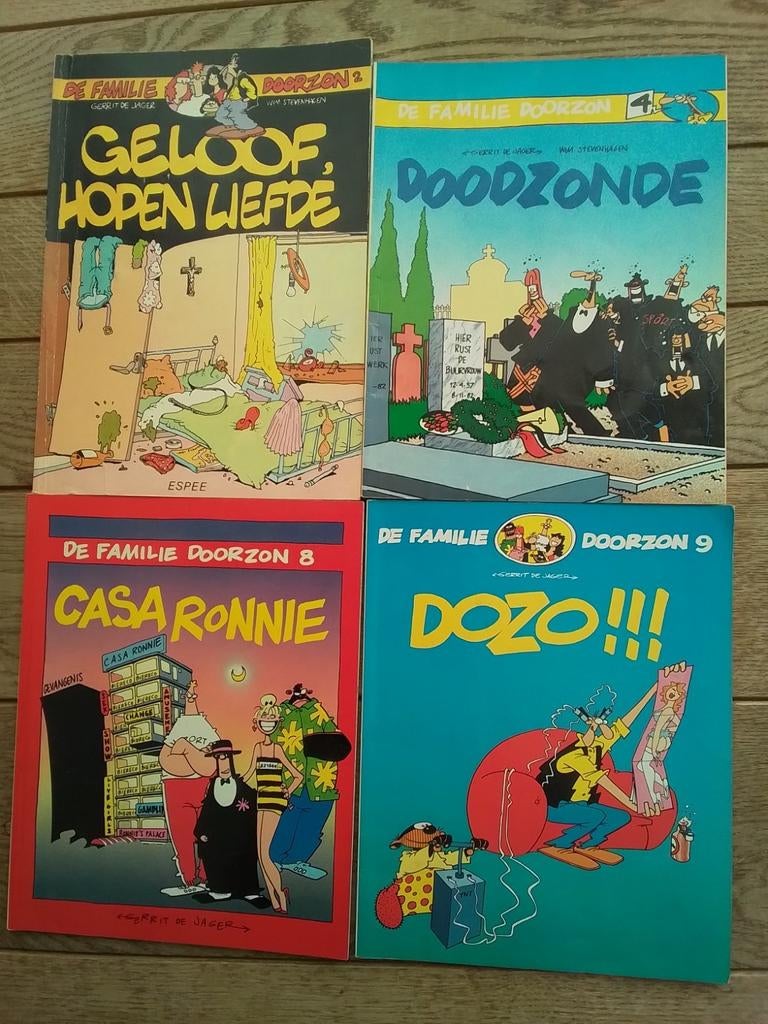 De familie Doorzon nrs 2, 4 , 8 en 9 sc, Ophalen of Verzenden, Gelezen