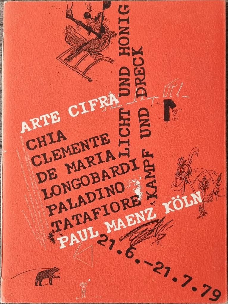 Arte Cifra - Sandro Chia, Francesco Clemente, Nino Longobard, Ophalen of Verzenden, Zo goed als nieuw, Wolfgang Max Faust