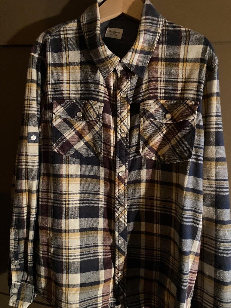 Chemise à carreaux Pepe Jeans 12 ans, Garçon ou Fille, Pepe Jeans, Chemise ou À manches longues, Enlèvement