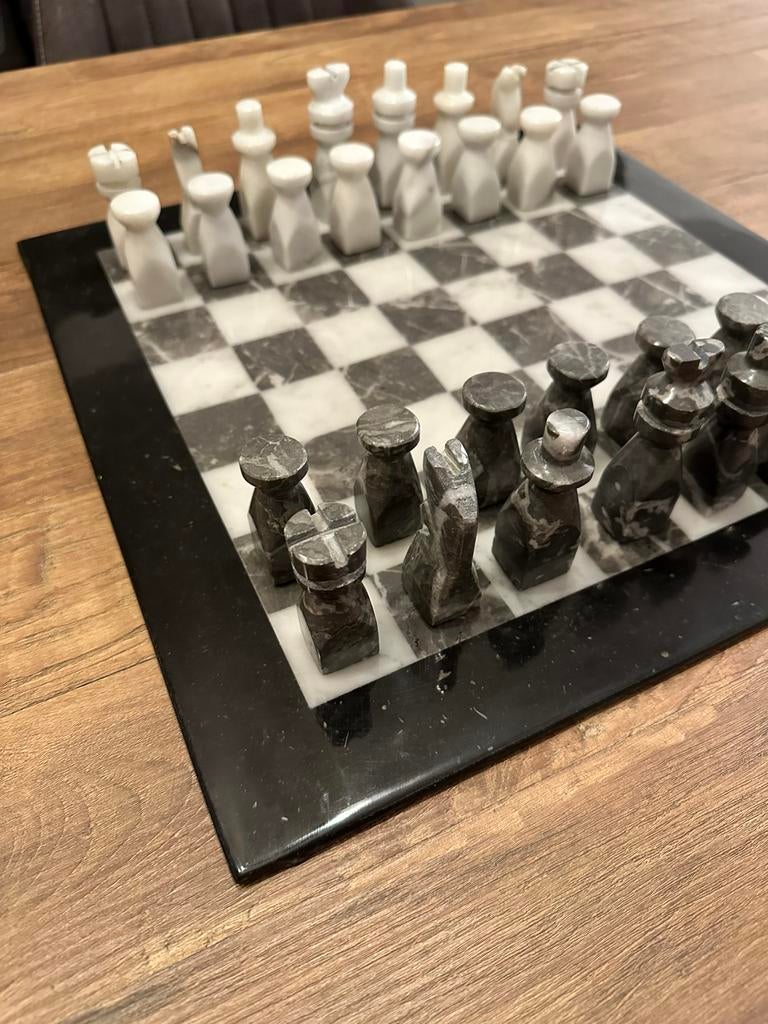 Splinternieuw Marmeren schaakbord te koop!, Ophalen, Nieuw