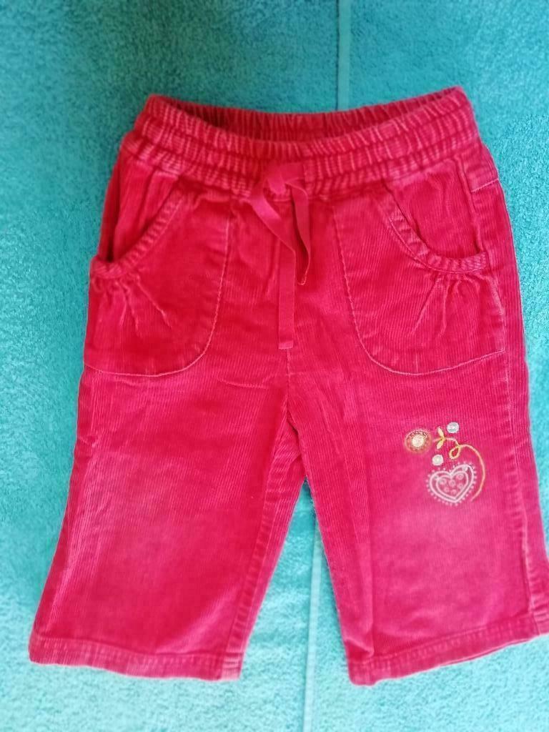 Pantalon en velours rouge Name It taille 80, Enlèvement ou Envoi, Utilisé, Name it, Pantalon