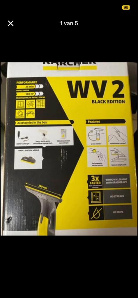nieuwe karcher wisser met accessoires, Enlèvement ou Envoi