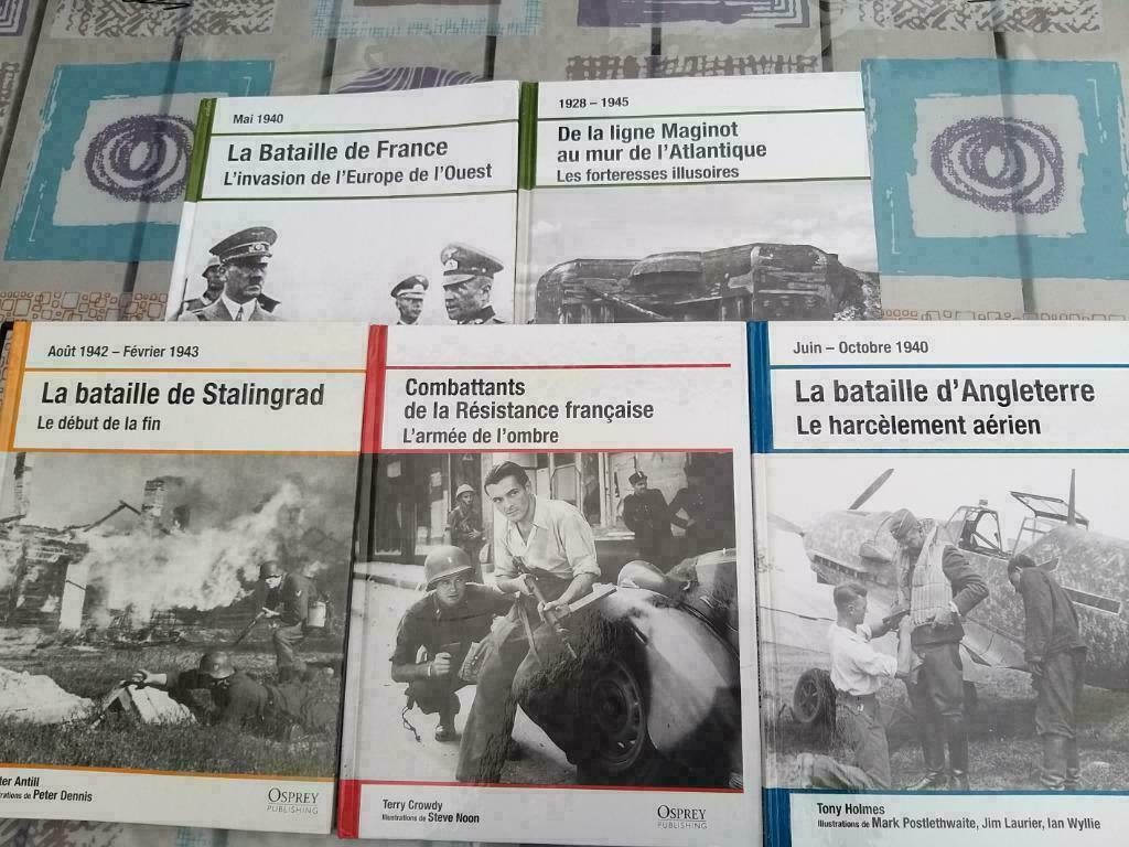 5 livres 2ème guerre : Bataille d'Angleterre, Stalingrad..., Enlèvement ou Envoi