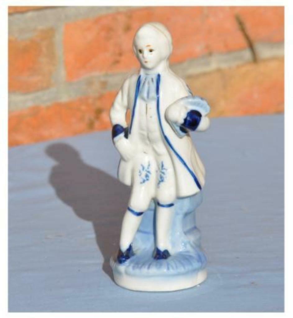 §statue marquis blanc et bleu, Antiquités & Art, Enlèvement ou Envoi