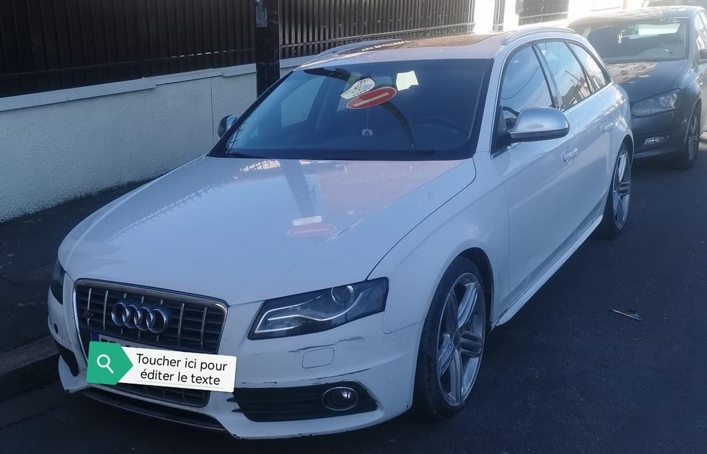 Audi s4 b8, Autos, Audi, Particulier, S4, Toit ouvrant, Essence, Break, 5 portes, Automatique, Blanc, Autres couleurs, Cuir, Quatre roues motrices / 4X4