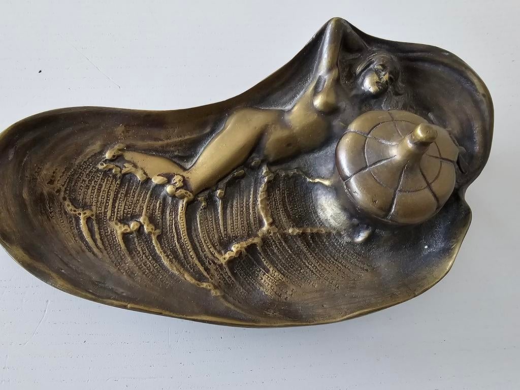 Antieke art nouveau inktpot, Enlèvement ou Envoi
