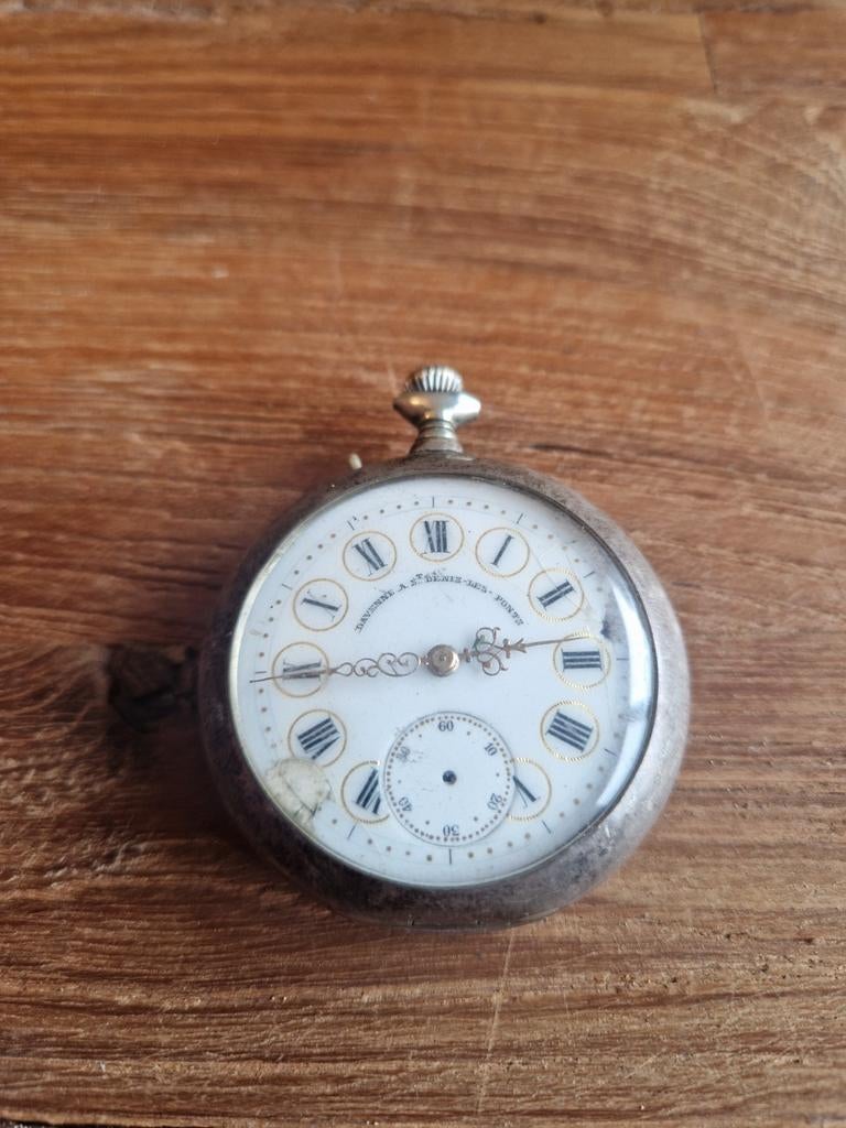 Zilveren zakhorloge Davenne, Enlèvement ou Envoi, Montre de poche