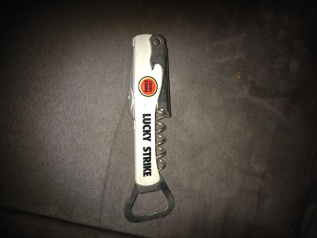Ouvre bouteille lucky strike tire bouchon limandier, Enlèvement ou Envoi