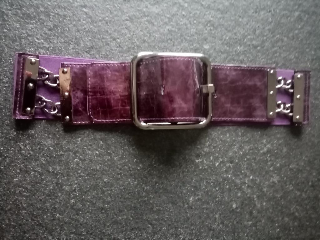 Brede riem paars, Kleding | Dames, Ophalen of Verzenden, Zo goed als nieuw