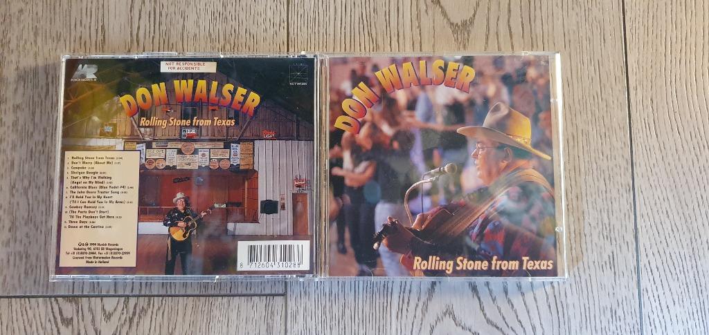 Don Walser ‎– Rolling Stone From Texas, Ophalen of Verzenden, Gebruikt