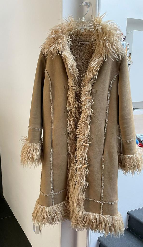 Wintermantel Pauline B, Ophalen, Beige, Pauline B., Maat 36 (S)