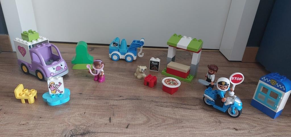 Lot de 4 jeux Lego Duplo, Enlèvement, Utilisé, Duplo