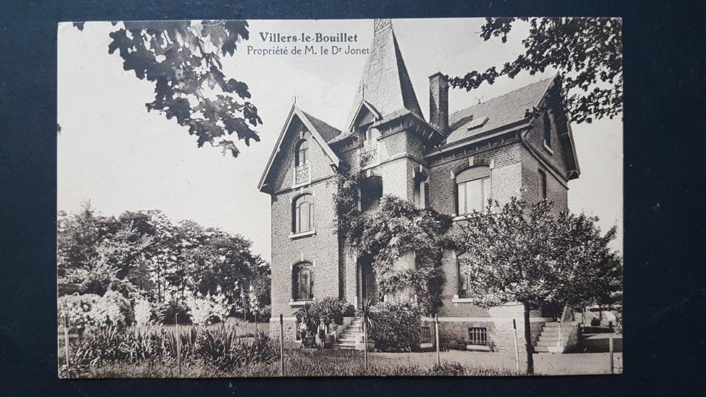 Carte postale Villers-le-Bouillet Propriété de M.le Dr Jonet, Enlèvement ou Envoi, 1920 à 1940, Affranchie, Liège