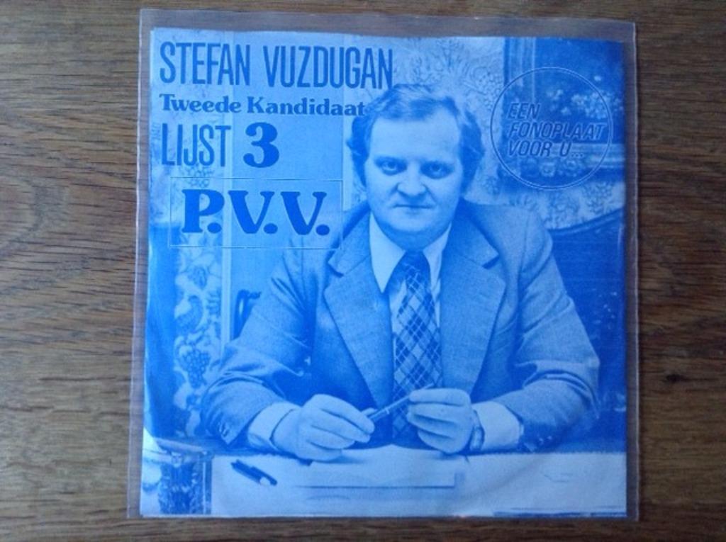 single stefan vuzdugan (pvv), Cd's en Dvd's, Vinyl Singles, Single, Nederlandstalig, 7 inch, Ophalen of Verzenden