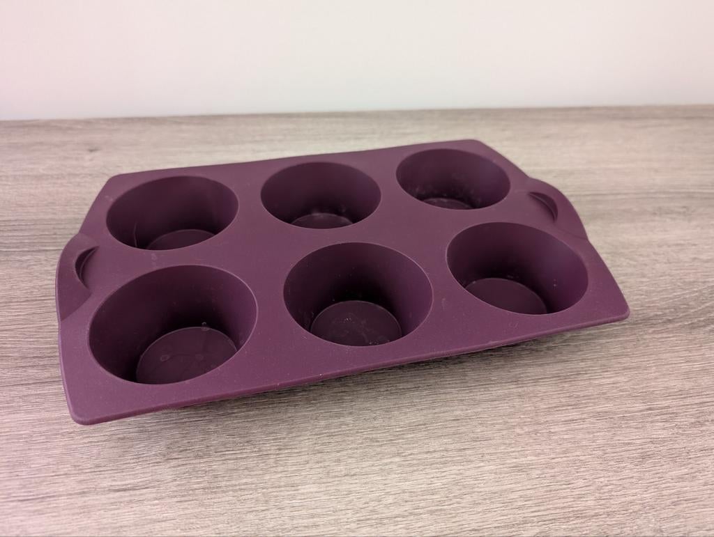 Tupperware Multiflex siliconen cupcakevorm, Ophalen of Verzenden, Zo goed als nieuw, Cupcakes, Bakvorm