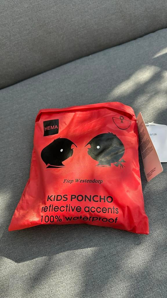 Jip en Janneke kinder poncho nieuw, Caravans en Kamperen, Regenkleding, Ophalen of Verzenden, Nieuw