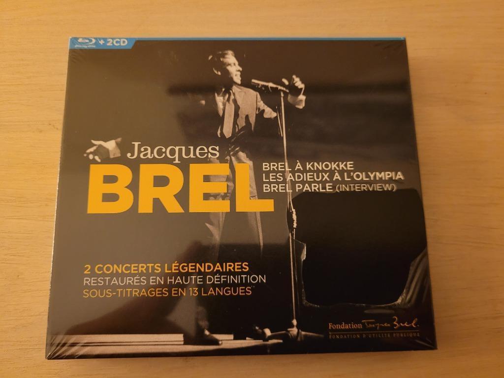 Nouveau Jacques Brel - En Concert (2 CD | 1 Blu-Ray), Enlèvement ou Envoi, Neuf, dans son emballage