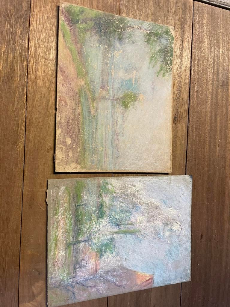 Pasteltekening van Raymond Verstraeten 1917, Ophalen