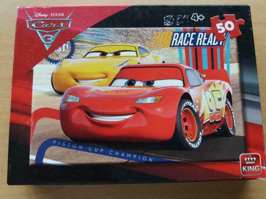 cars puzzel - 50 stuks, Ophalen, 10 tot 50 stukjes, Zo goed als nieuw, 4 tot 6 jaar