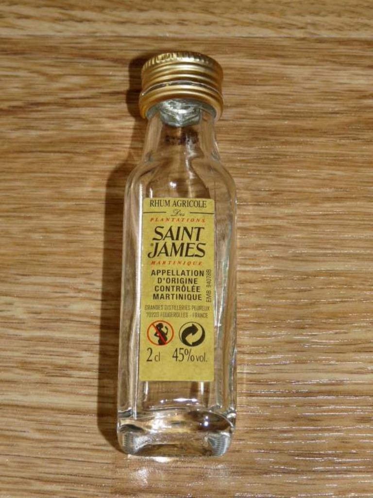 Mini flesje Saint James, Verzamelen, Ophalen of Verzenden, Gebruikt, Flesje(s)