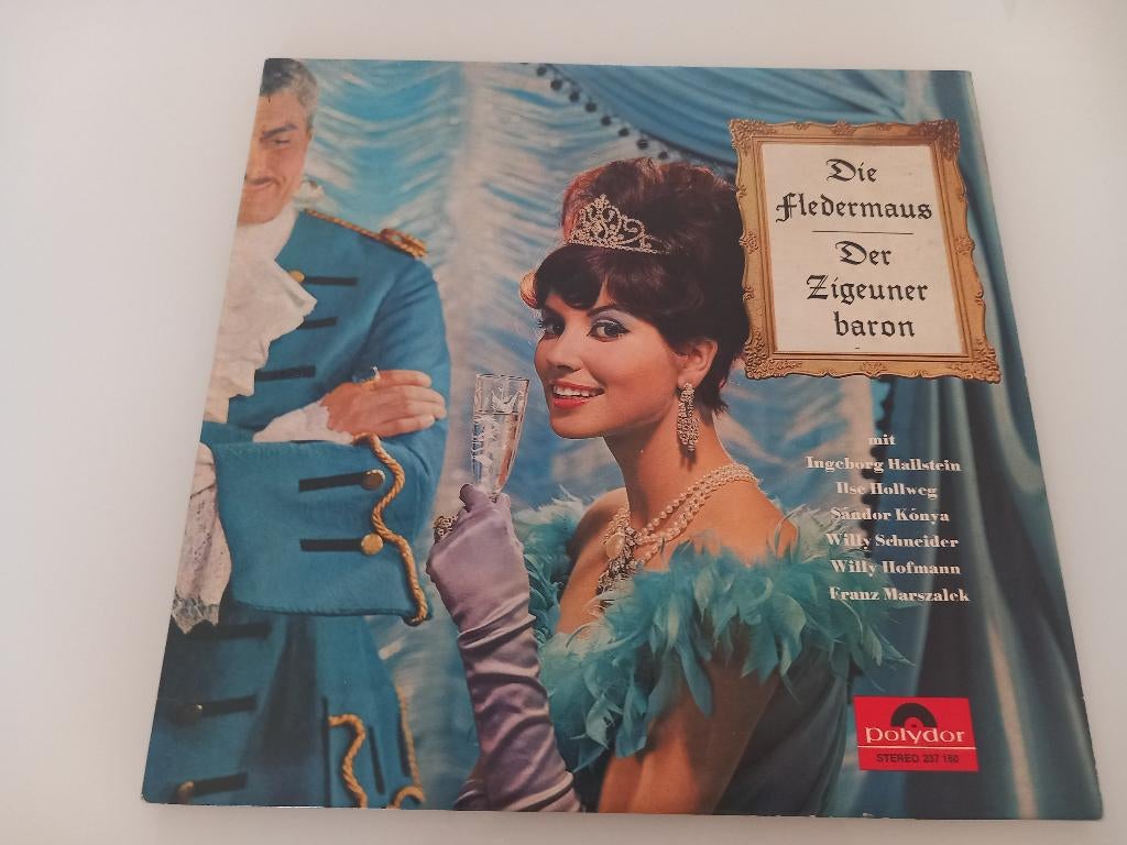 Vinyl LP Fledermaus Zigeneurbaron Klassiek Opera Hallstein, Cd's en Dvd's, Ophalen of Verzenden, 12 inch, Opera of Operette