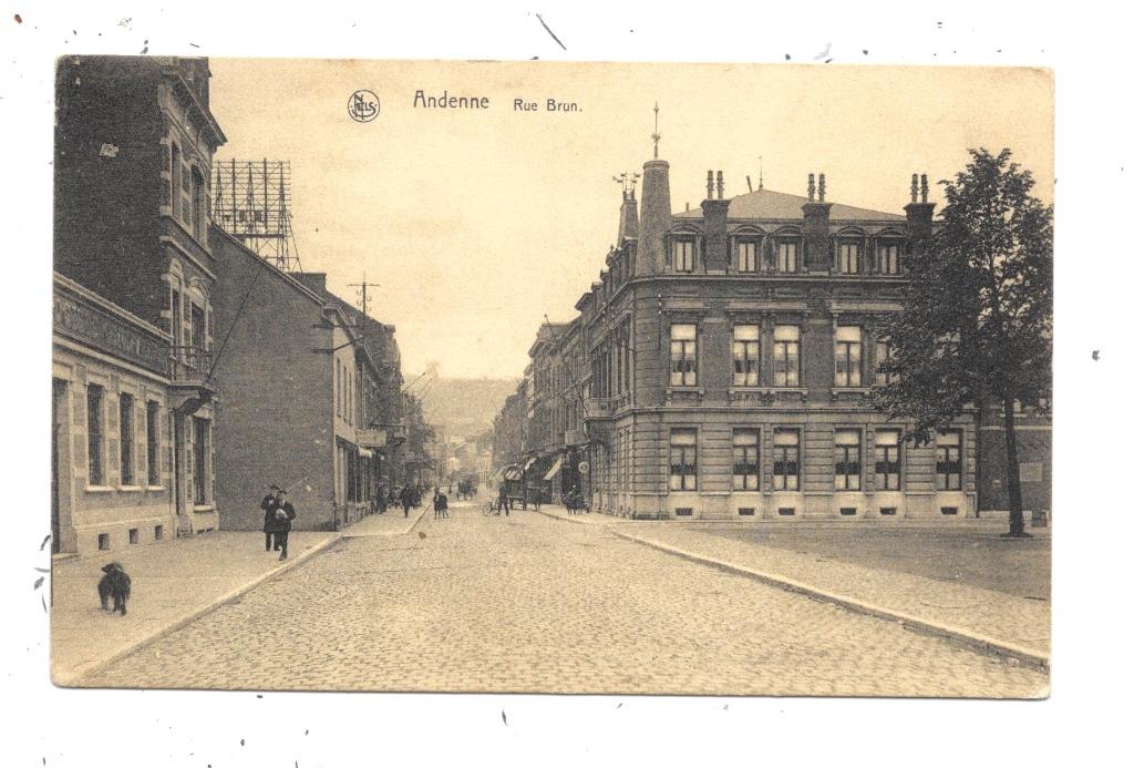 Andenne NA37: Rue Brun, Collections, Enlèvement ou Envoi, 1920 à 1940, Non affranchie, Namur