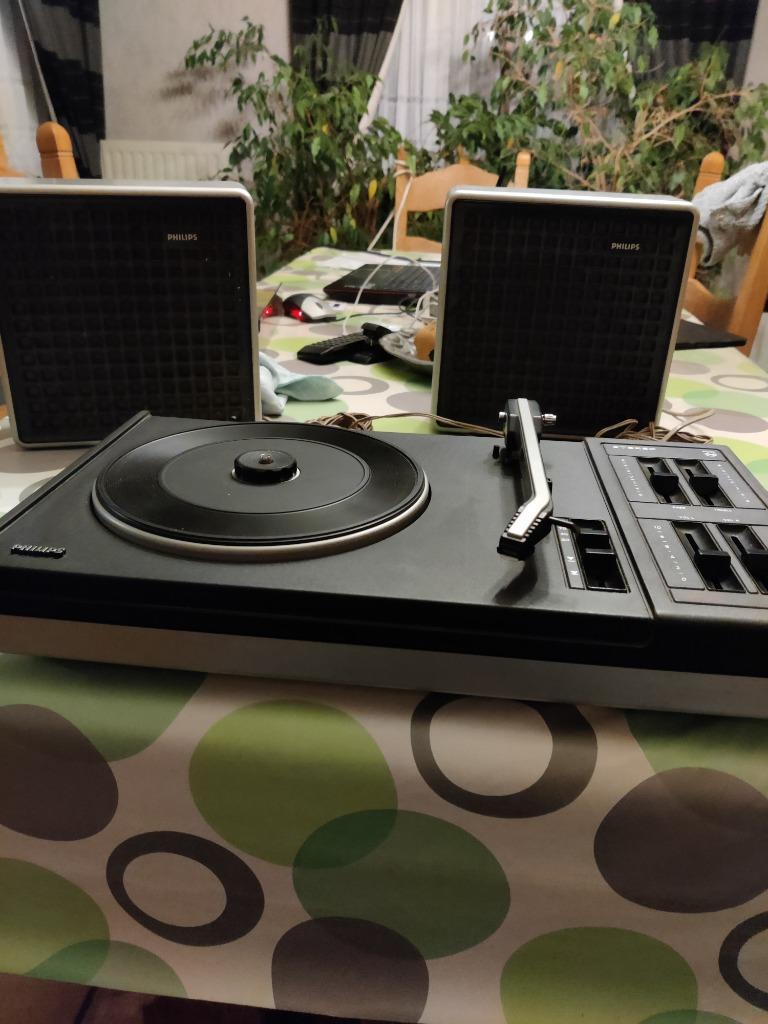 A.V. tourne disque vintage de marque Philips, Enlèvement, Utilisé, Philips