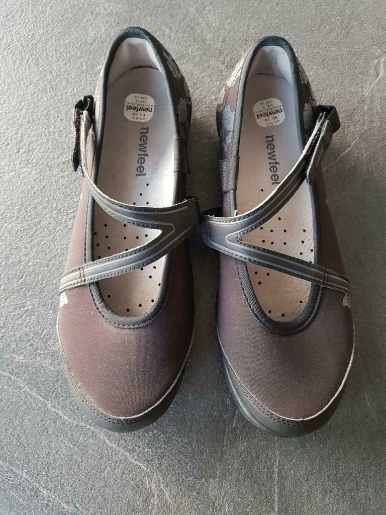zwarte damesschoenen - Newfeel - maat 38, Enlèvement, Noir