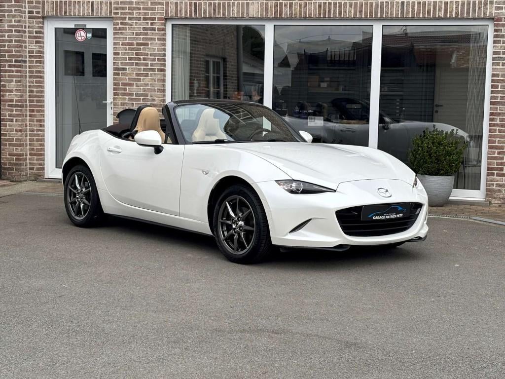 Mazda MX-5 1.5 ND GION / 40000km / 12m waarborg, Autos, Mazda, Cuir, Achat, Entreprise, Boîte manuelle