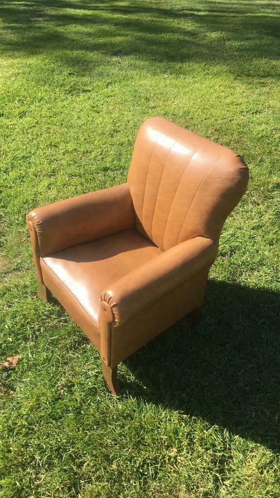 Fauteuil en cuir enfant, Maison & Meubles, Utilisé, Cuir
