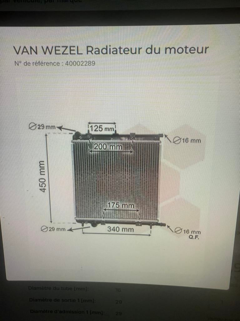 Radiateur psa, Ophalen of Verzenden, Citroën
