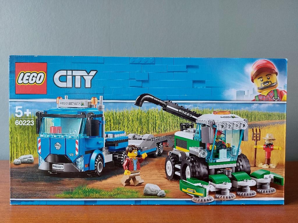 Legoset 60223 - Maaidorser transport in verzegelde doos, Ophalen of Verzenden, Nieuw, Complete set, Lego