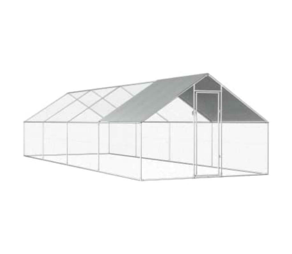 Poulailler enclos parc 22m² chatiere voliere enclos poules, Animaux & Accessoires, Envoi, Neuf