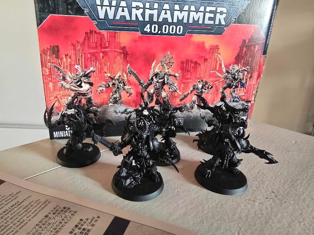 Warhammer 40k Chaos Space Marines Possessed x5, Hobby en Vrije tijd, Ophalen of Verzenden, Zo goed als nieuw, Warhammer, Figuurtje(s)