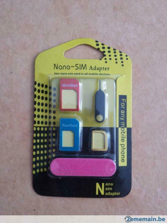 Adaptateur SIM, Télécoms, Neuf, Carte Sim