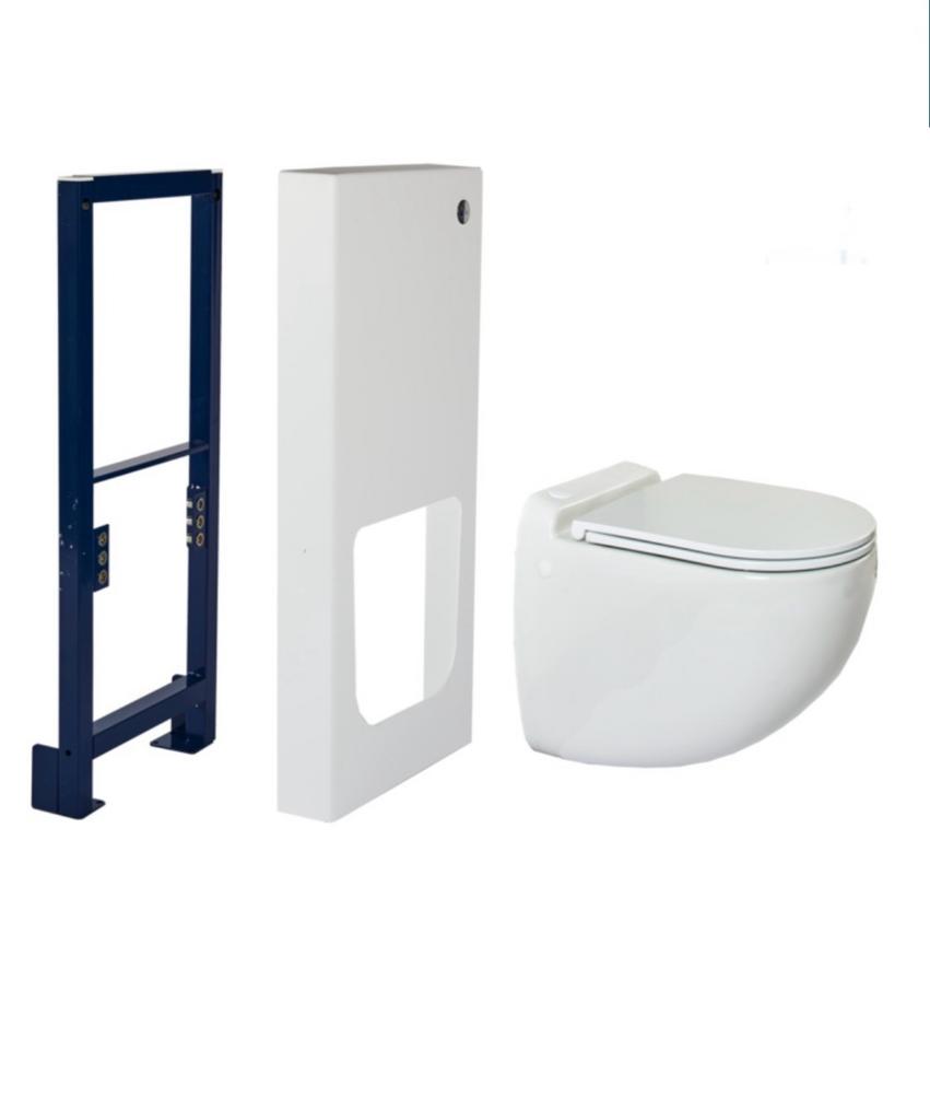 Nieuw & compleet broyeur toilet inclusief wc bril & vermaler, Ophalen of Verzenden