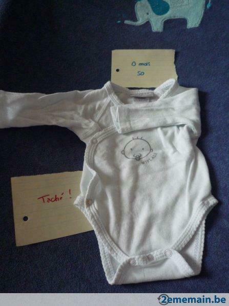 Body bébé neutre T50, Enfants & Bébés, Utilisé, Garçon ou Fille, Ensemble