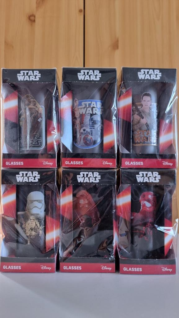 Verres Star Wars 7 Berghoff (Texaco), Verzamelen, Star Wars, Nieuw, Gebruiksvoorwerp, Ophalen