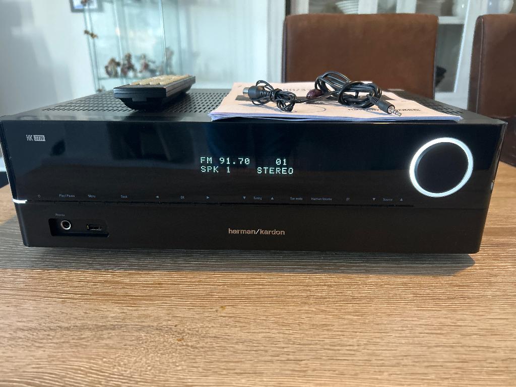 Harman kardon hk 3770  dlna ethernet Bluetooth, Autres marques, Enlèvement ou Envoi, Comme neuf, Stéréo