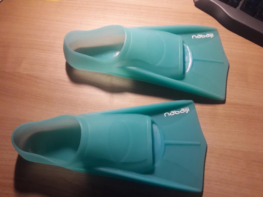 Zwemvliezen blauw  maat 35-36, Watersport en Boten, Ophalen of Verzenden, Zo goed als nieuw, Zwem- of Duikvliezen